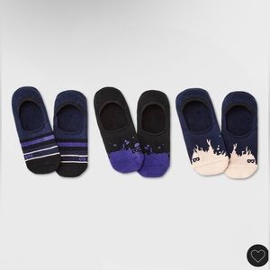 Pair of Thieves Men's 3pk Striped Cushion
No-Show Socks - Navy/Pink 6-12